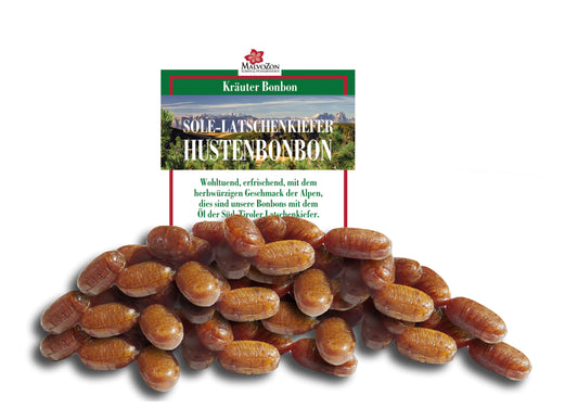 MalvoZon – Wohltuende Sole-Latschenkiefern Bonbon/Hustenbonbon -500gr.