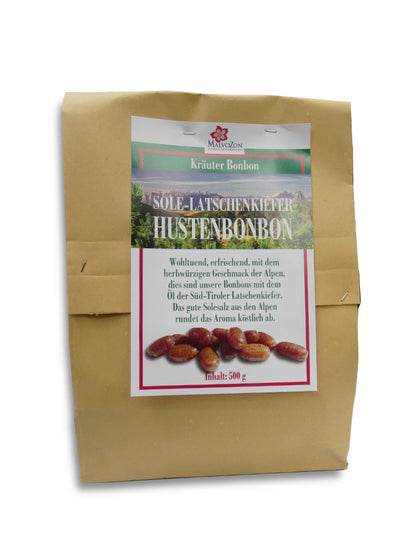 MalvoZon – Wohltuende Sole-Latschenkiefern Bonbon/Hustenbonbon -500gr.