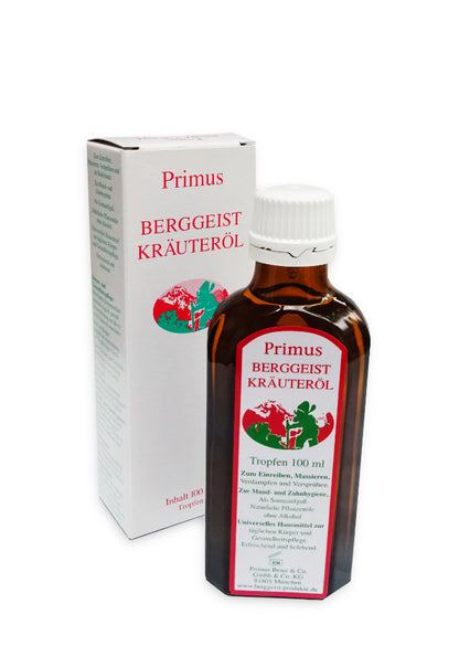 Primus Berggeist Kräuteröl - Das vielseitige Funktionsöl ! - 100 ml