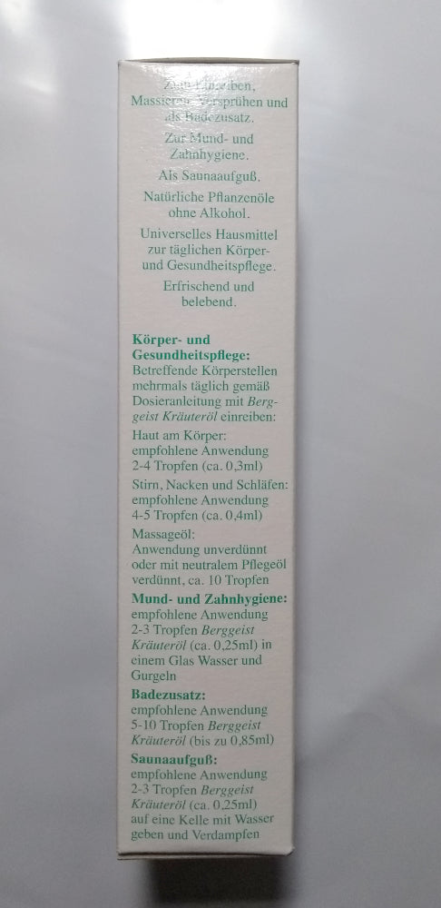 Primus Berggeist Kräuteröl - Das vielseitige Funktionsöl ! - 100 ml