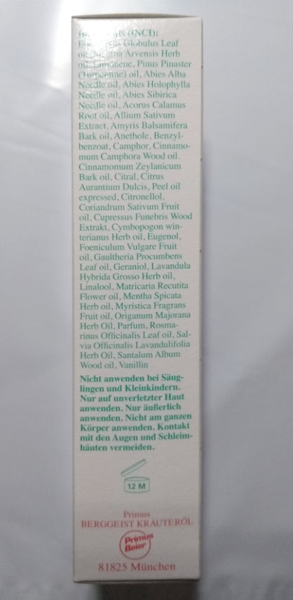 Primus Berggeist Kräuteröl - Das vielseitige Funktionsöl ! - 100 ml